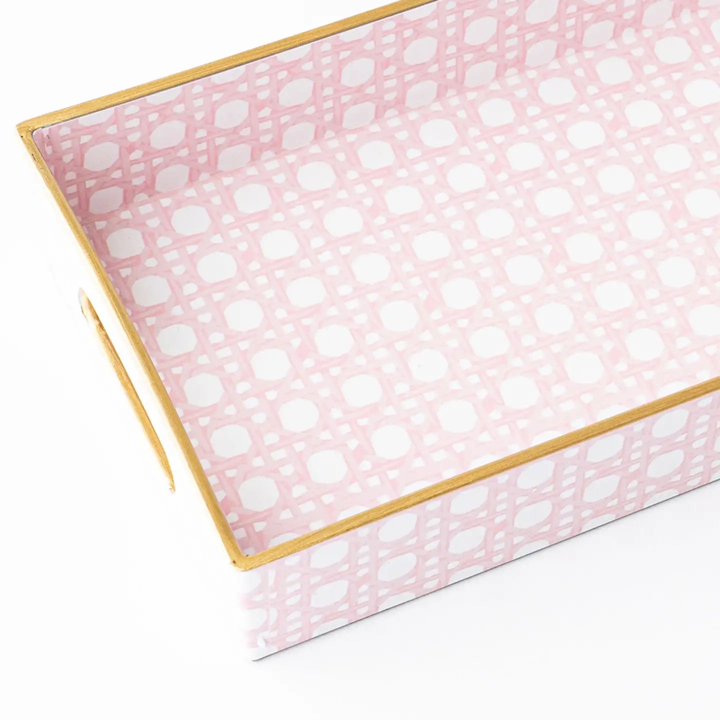 The Mini Cane Tray Pink