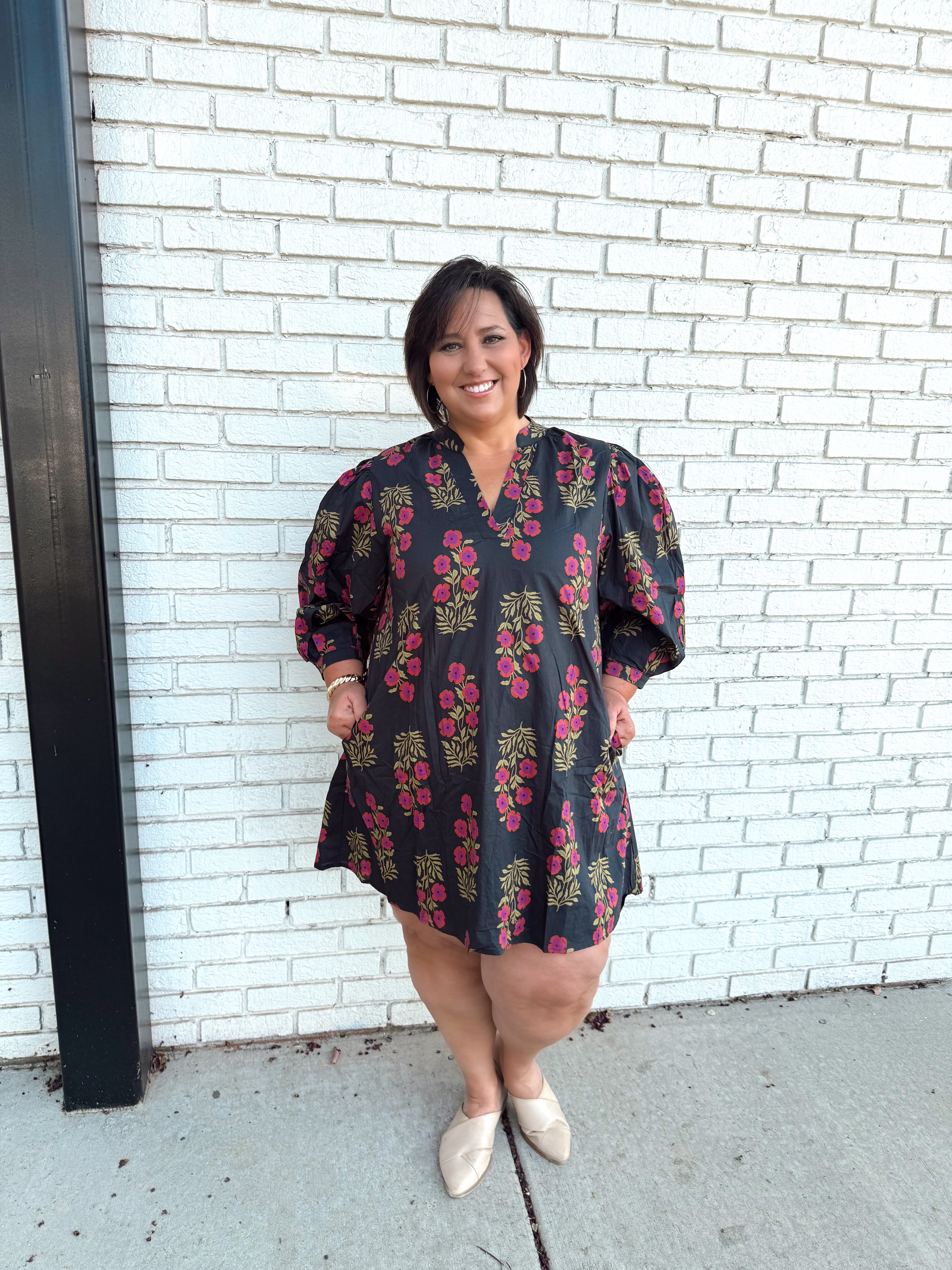 Moody Bloom Plus Dress