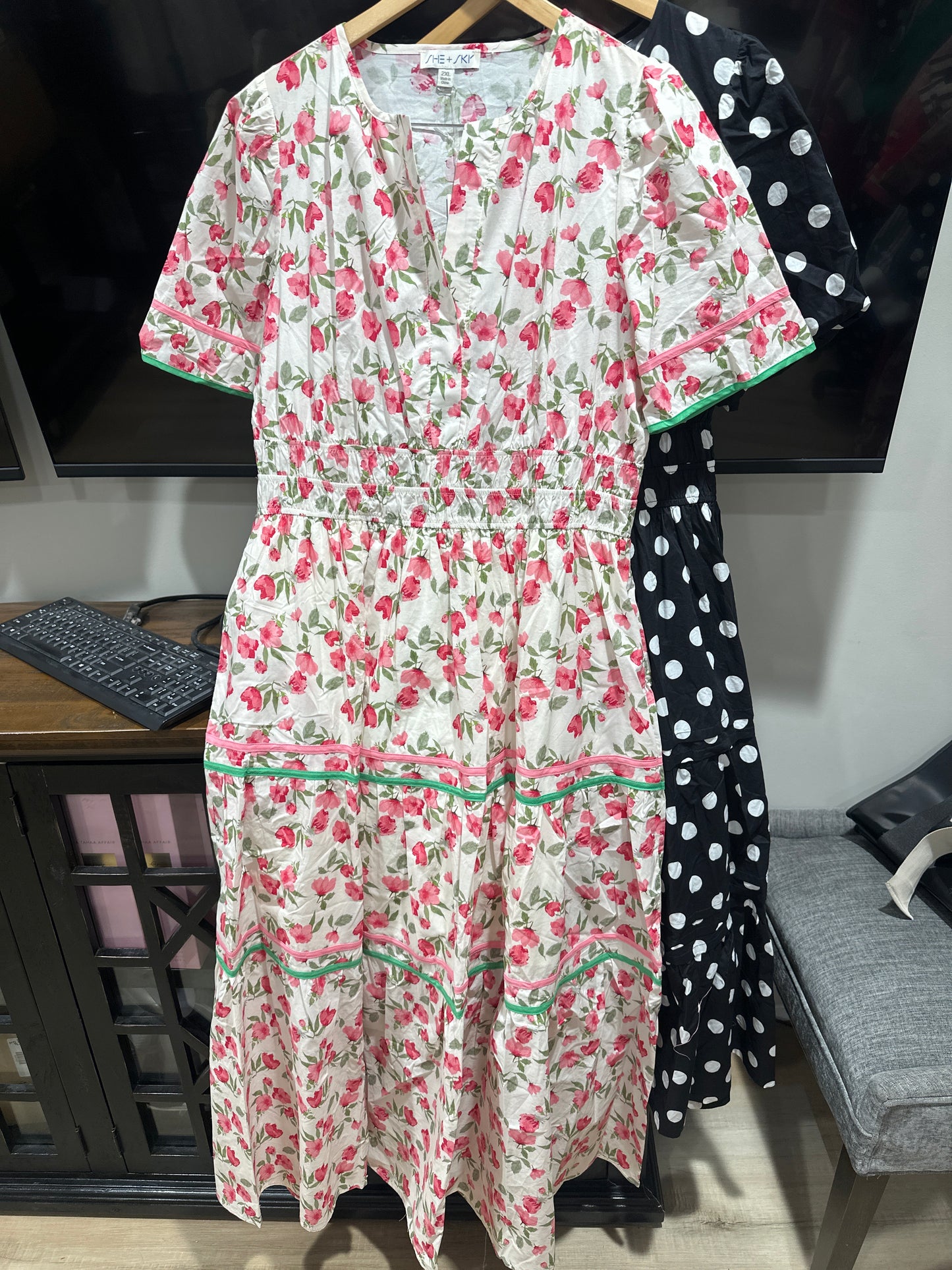 Floral Romance Midi Dress