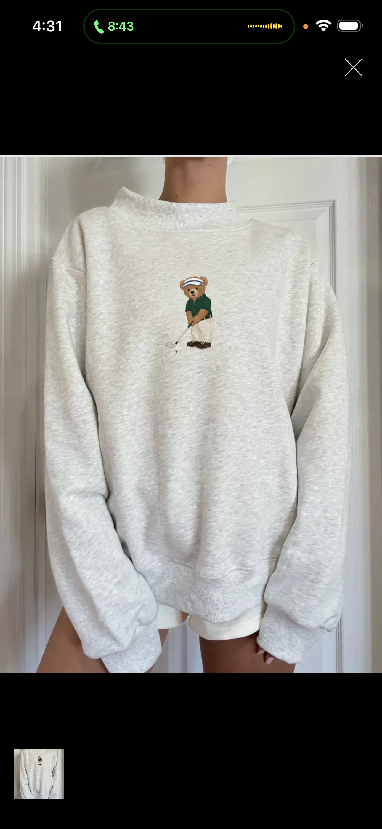 The Golf Teddy MockNeck