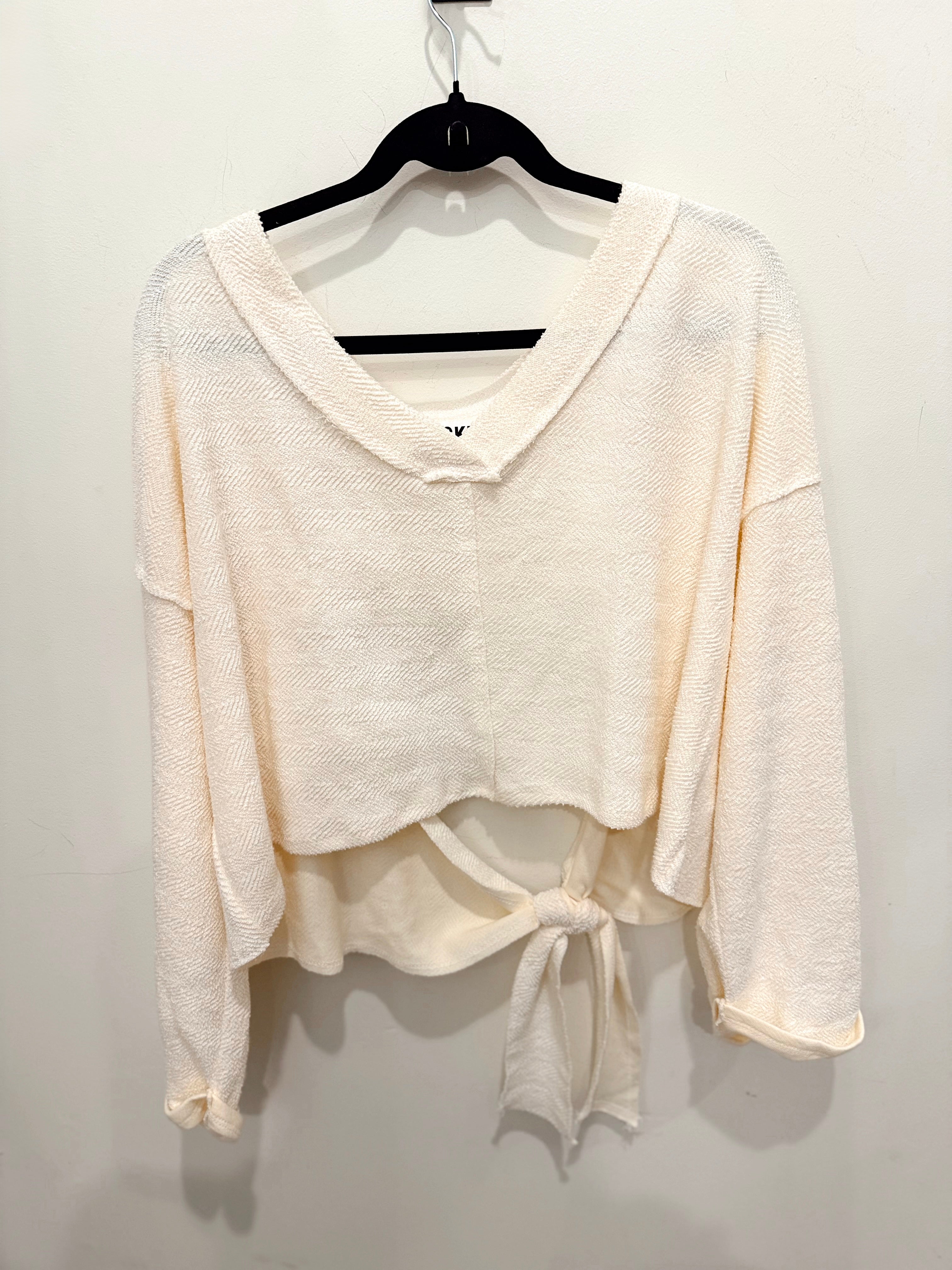 Keeping it Casual Tie Back Top
