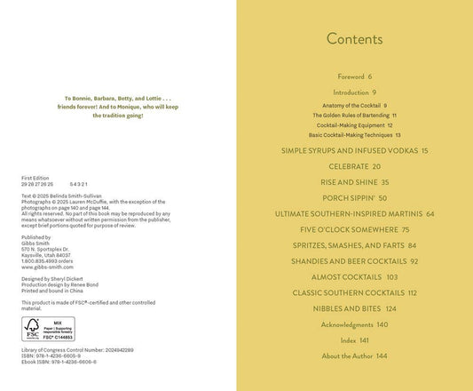 Gibbs Smith - Cocktails, Southern Style: Pours, Drinks, Sips, and Bites