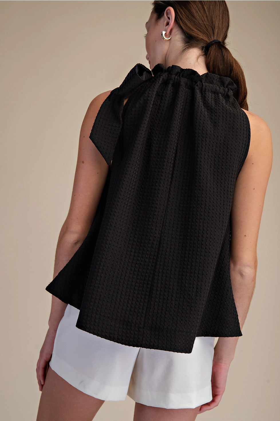 Ruffle Neck Blouse