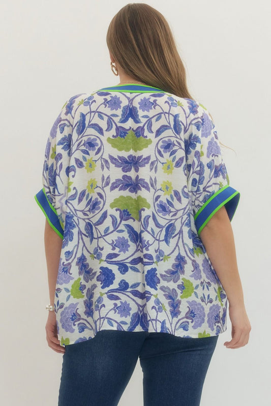 Electric Summer Blouse