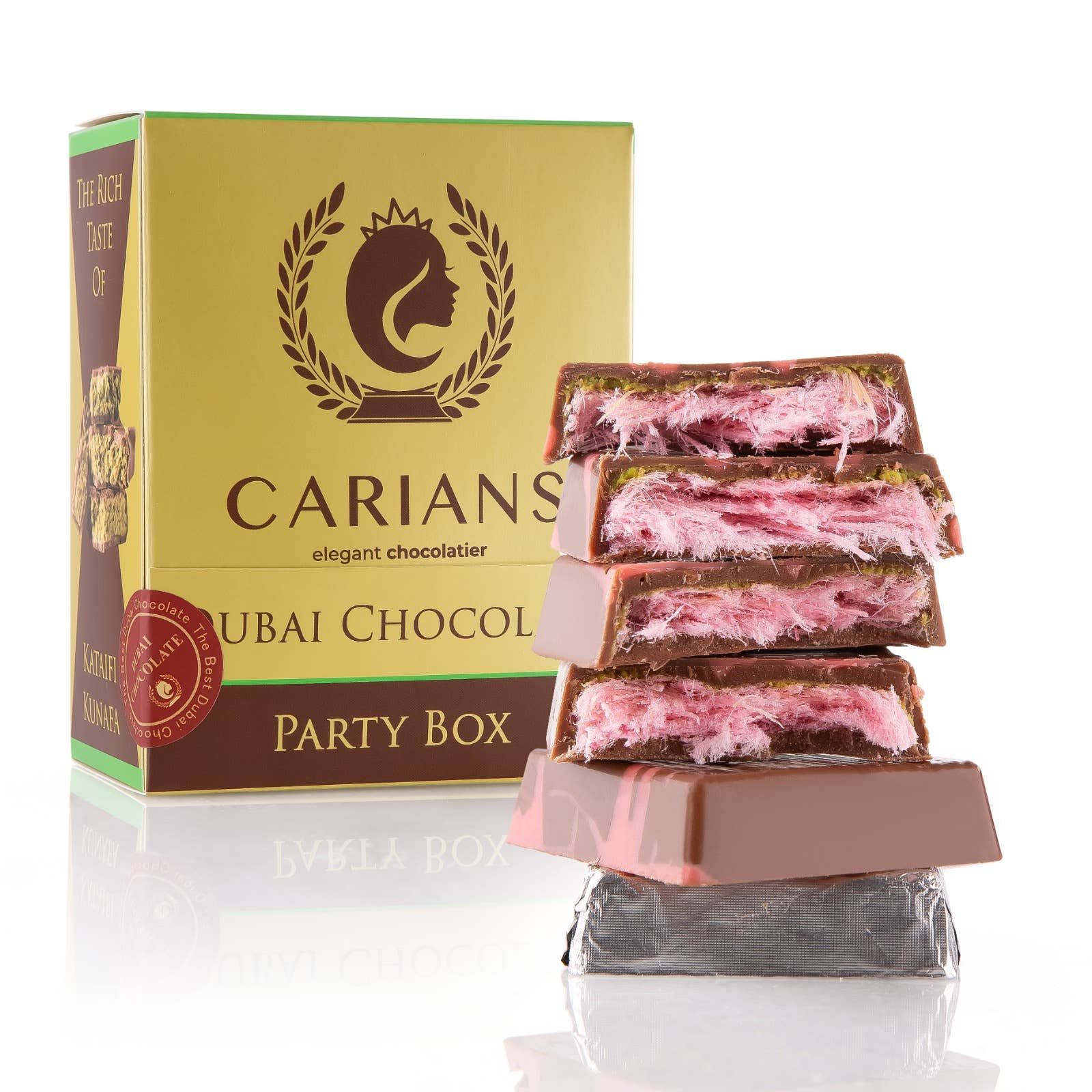 Carian's Bistro Chocolates -  Angel Hair Dubai Chocolate Bite Size