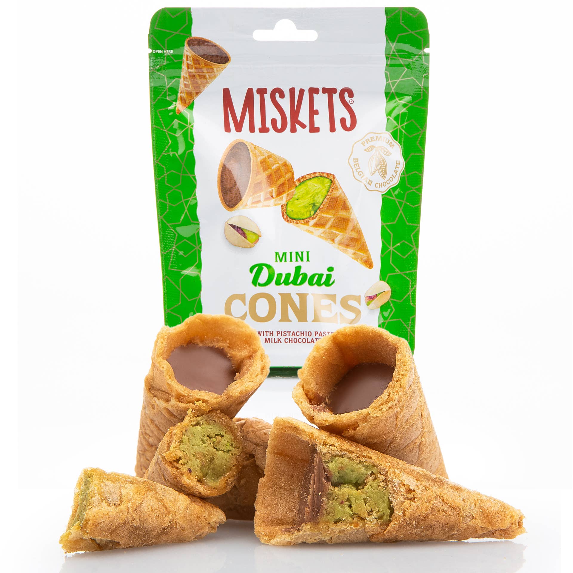 Carian's Bistro Chocolates -  Dubai Chocolate Mini Cones