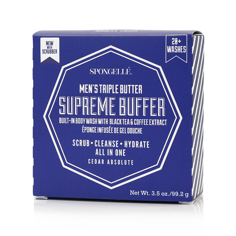 Spongellé Men's  Black Scrubber | Father's Day