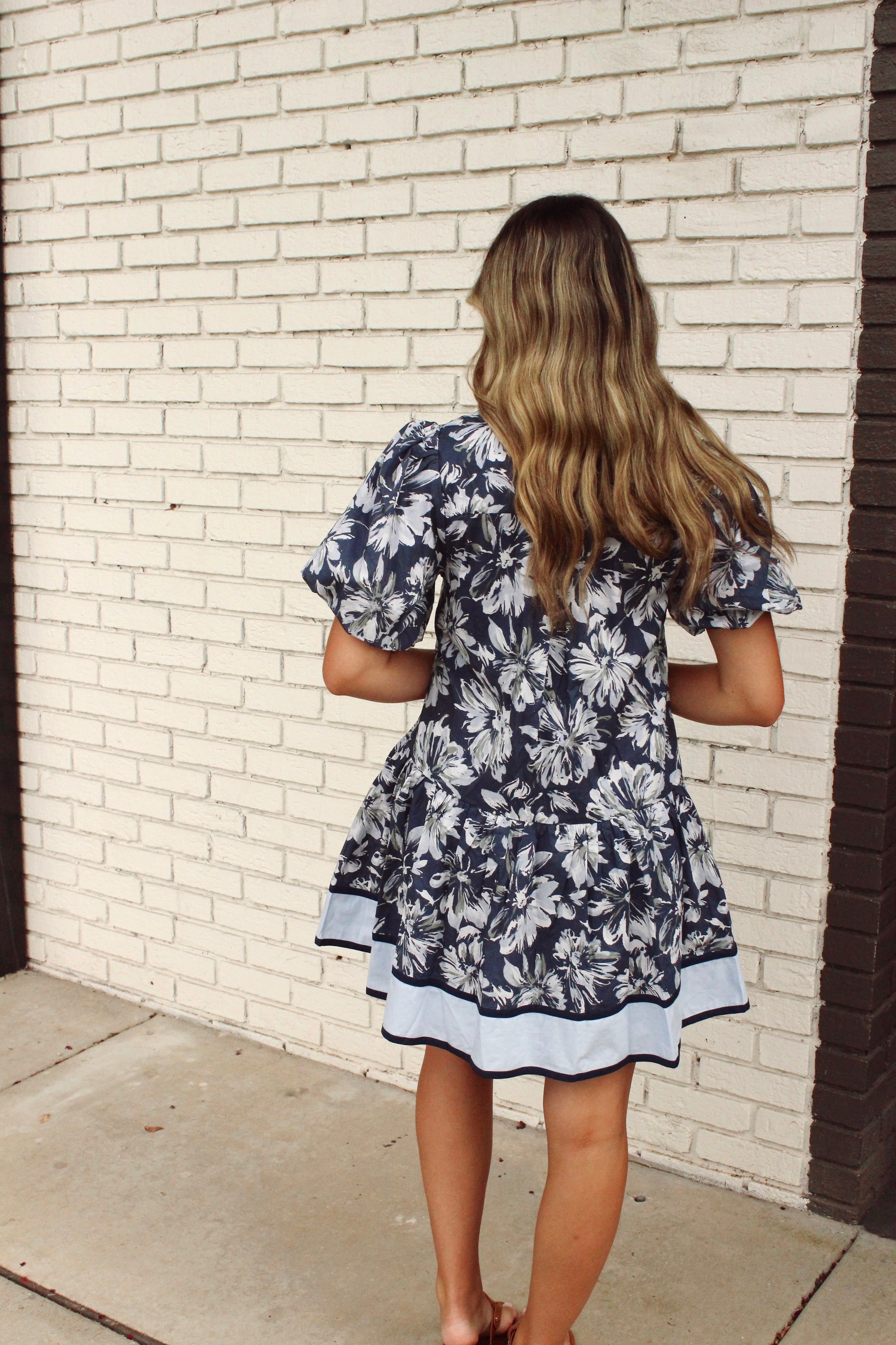 Falling for You Floral Dress