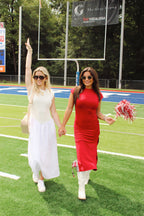 Dixieland Pleated Midi Dress