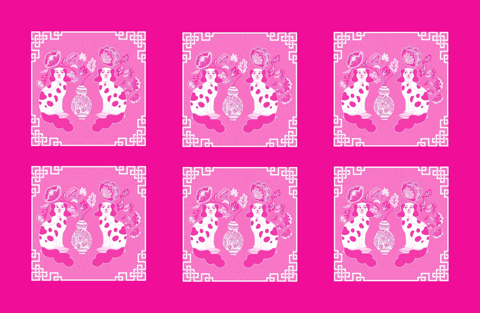 11 x 17 Chinoiserie Vol 2 Insert Set of 10