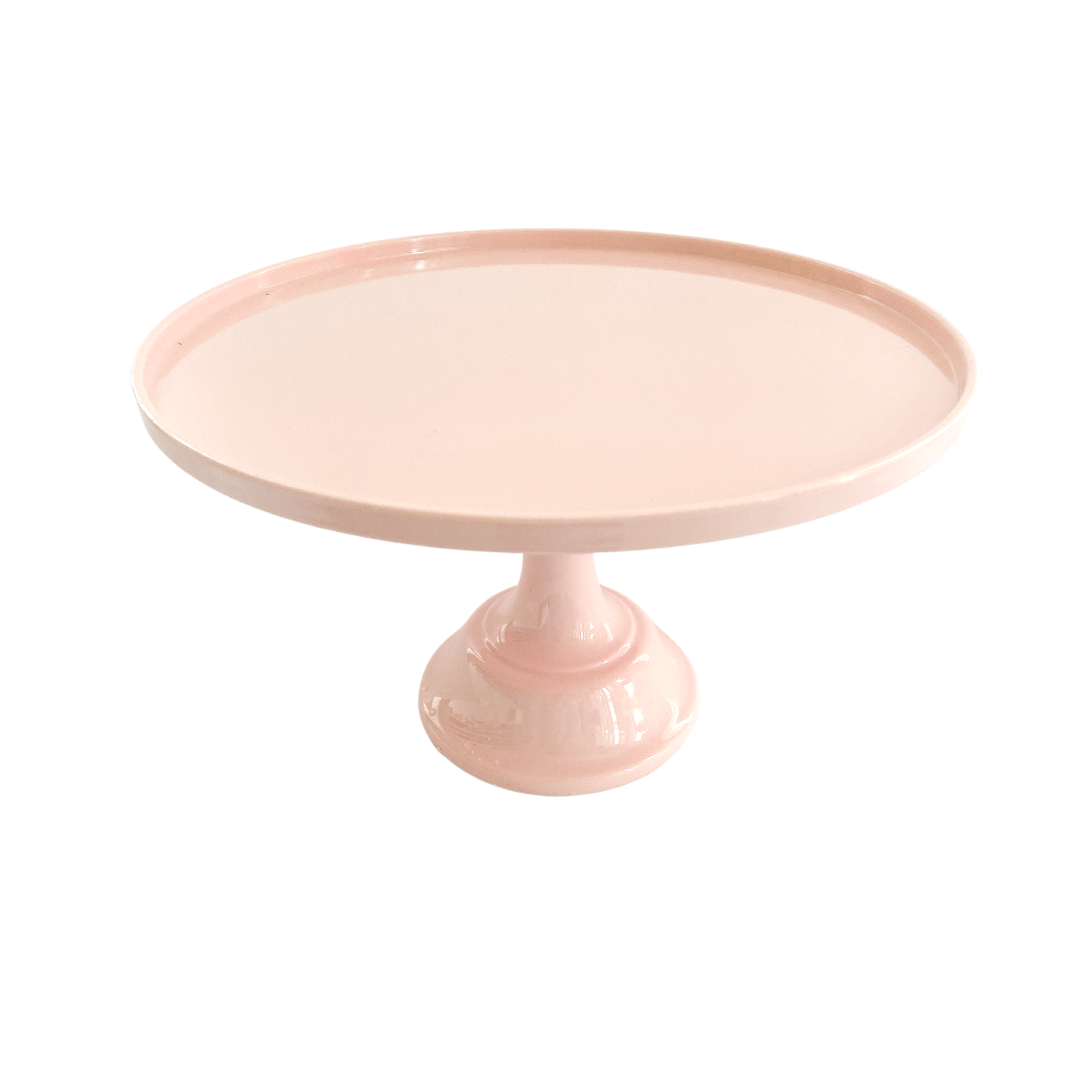 Sprinkles & Confetti Party Supplies - Light Pink Melamine Cake Stand | Cupcake Stand