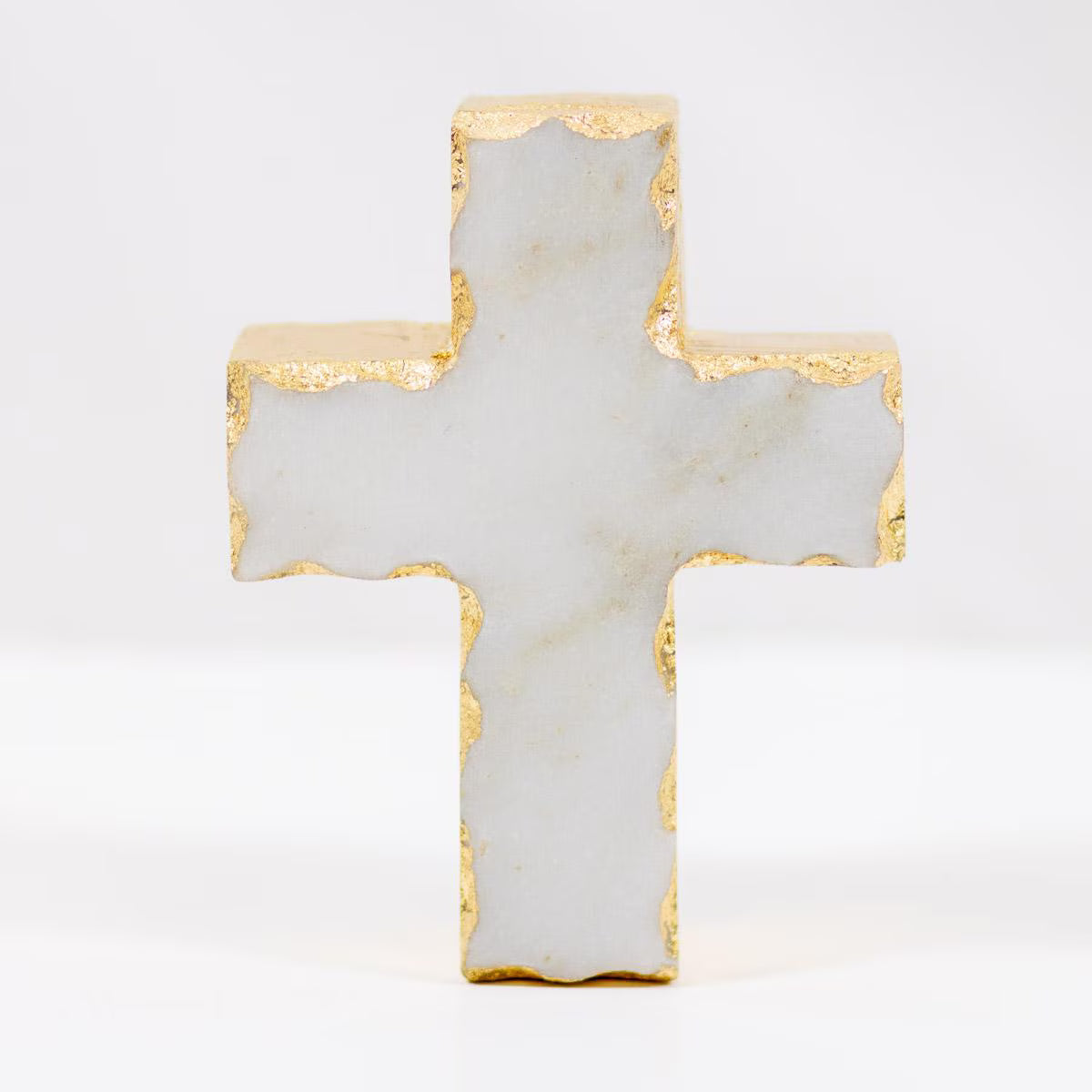Cross Marble Plaque Decor