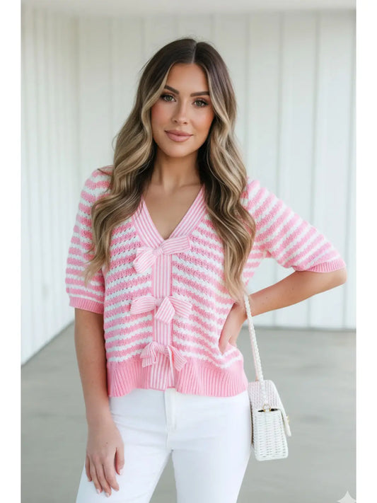 Sweetheart Bow Sweater