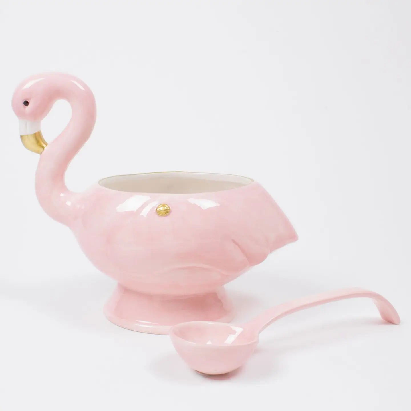 The Flamingo Punch Bowl + Ladle