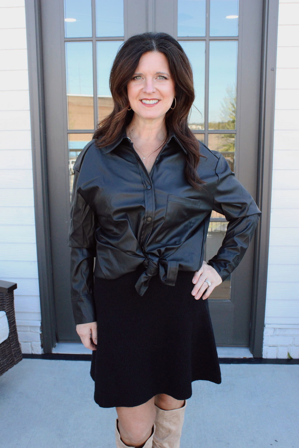 SoHo Shimmer Shacket