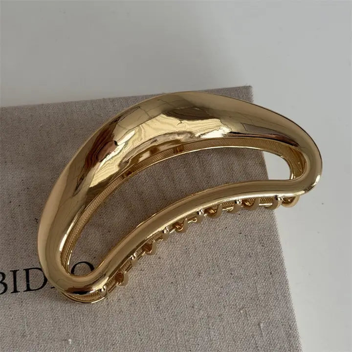 Gold Metal Claw Clip