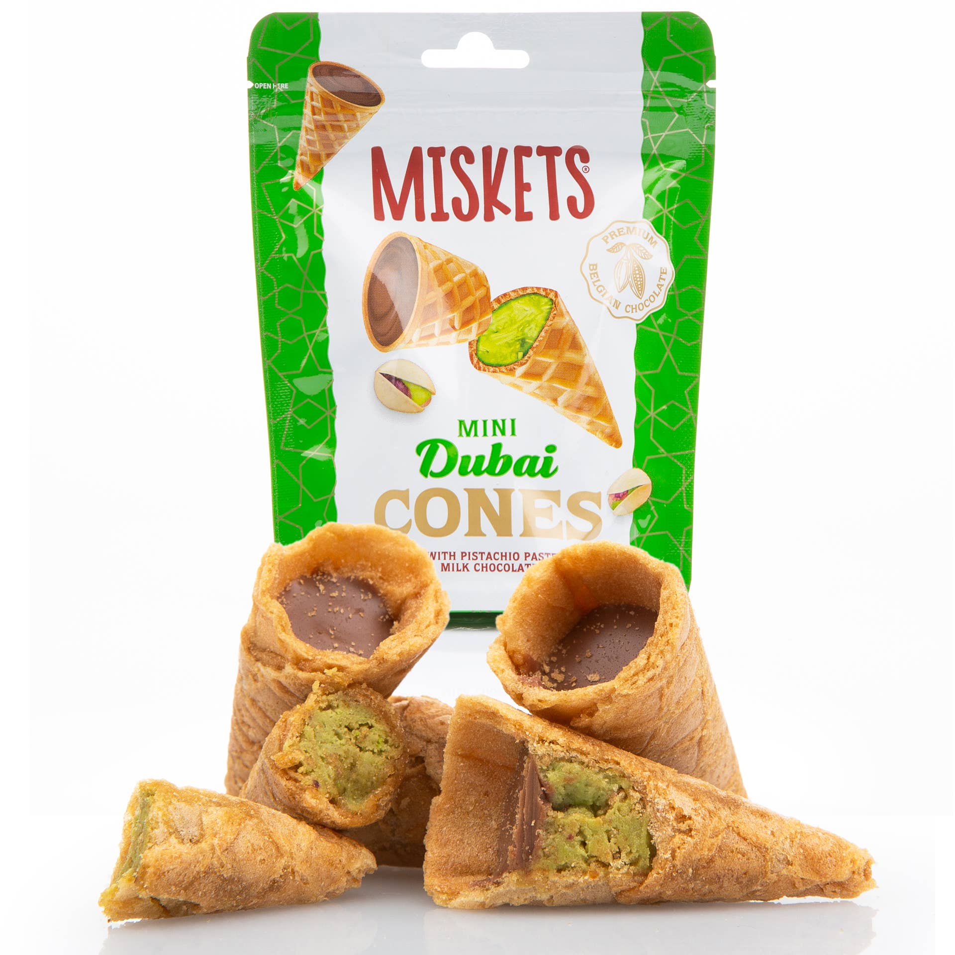 Carian's Bistro Chocolates -  Dubai Chocolate Mini Cones