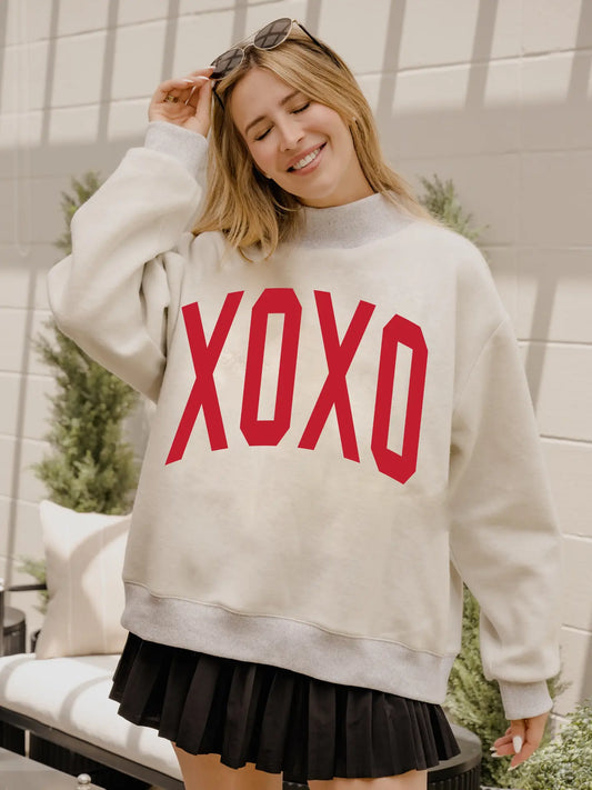 XOXO Valentine's Mockneck