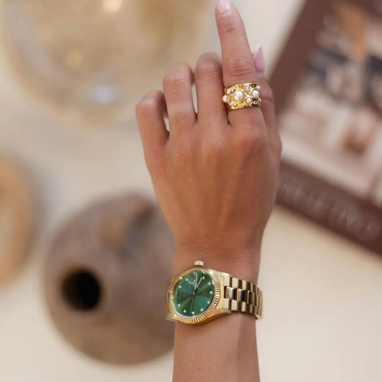 Chan Sutt Pearls - Bella Gold Ring