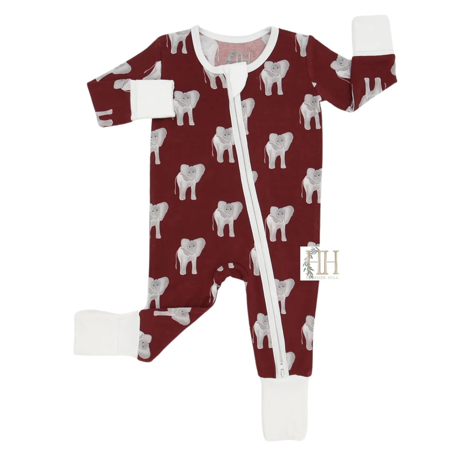 Elephant Zipper Romper
