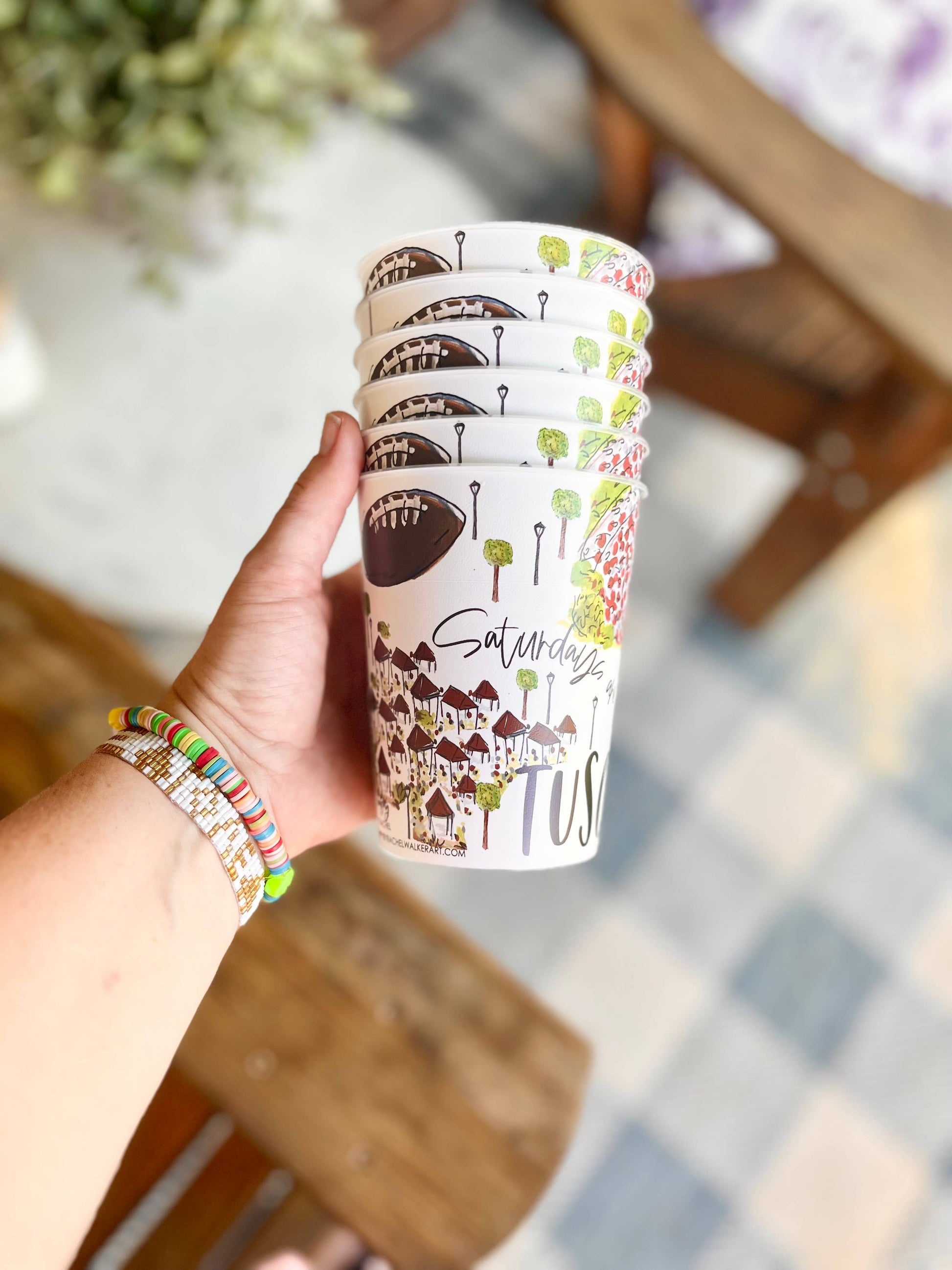 Happy By Rachel, LLC - Tuscaloosa Reusable Cups, college tailgating, gifts, alumni: Unwrapped