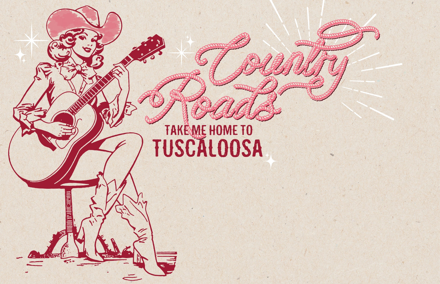 11 x 17 Gameday Tuscaloosa Insert Set of 10