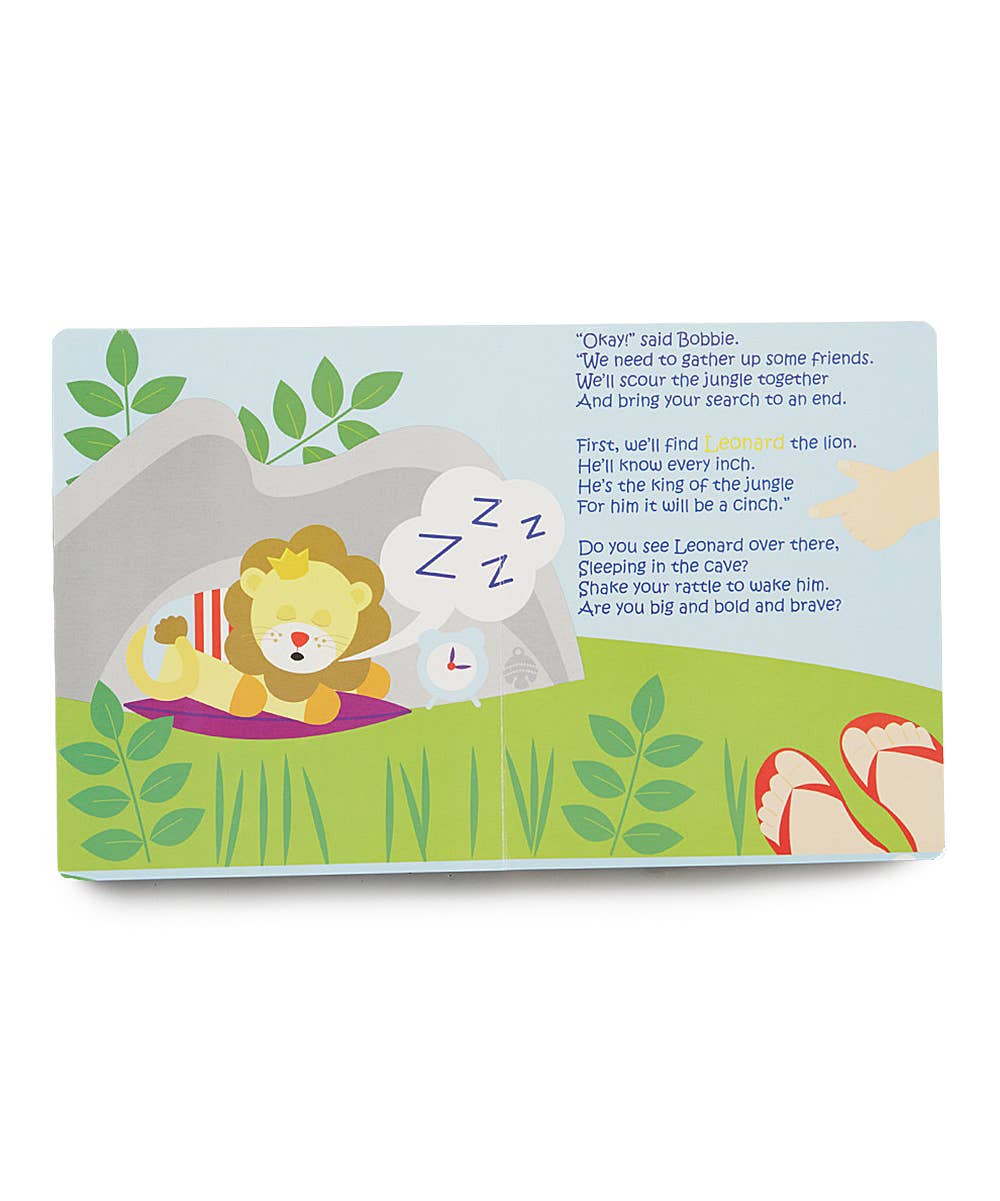 Petit Ami & Zubels - 'Have You Seen My Bell?' Board Book & Toy