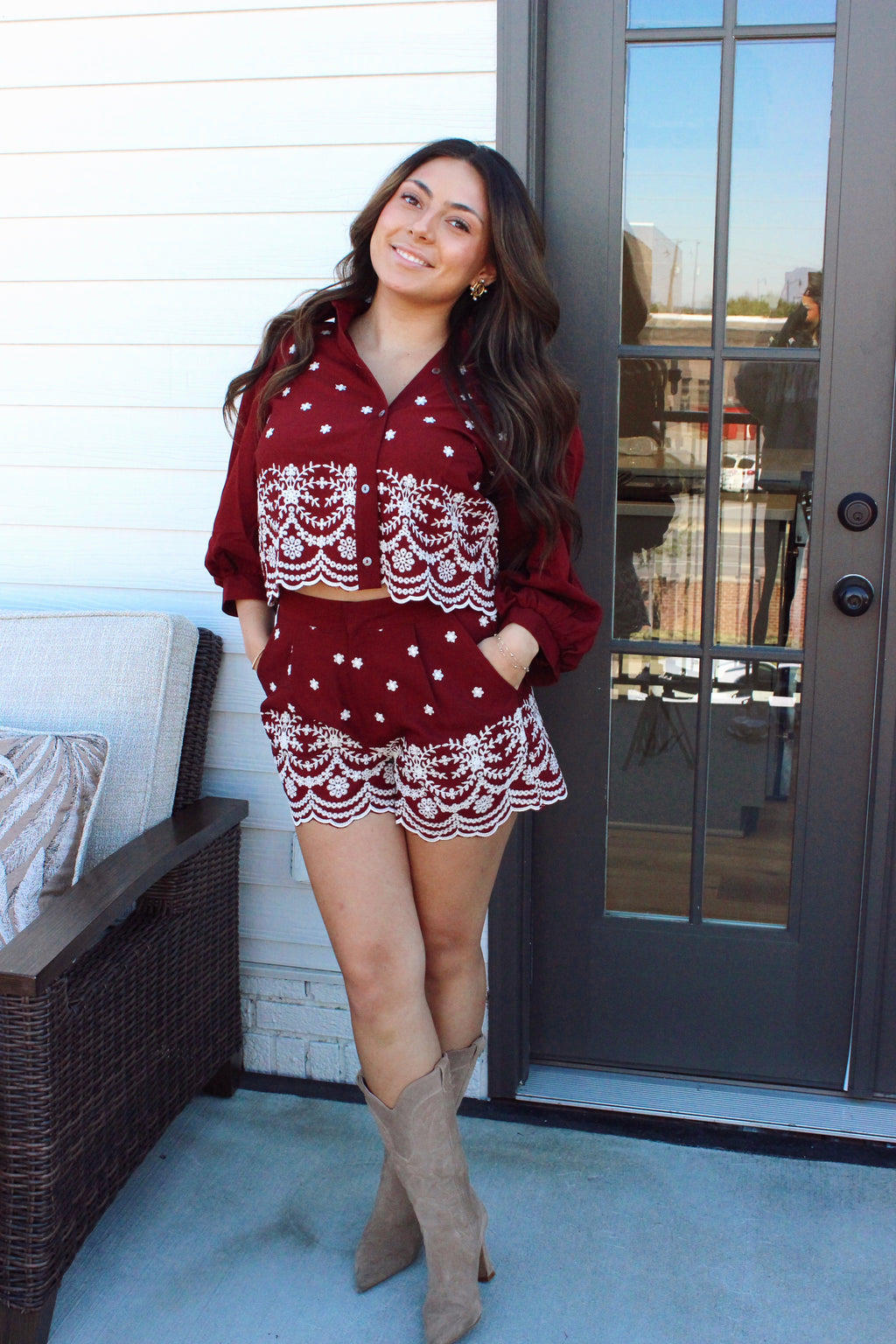 Rustic Prairie Shorts Set