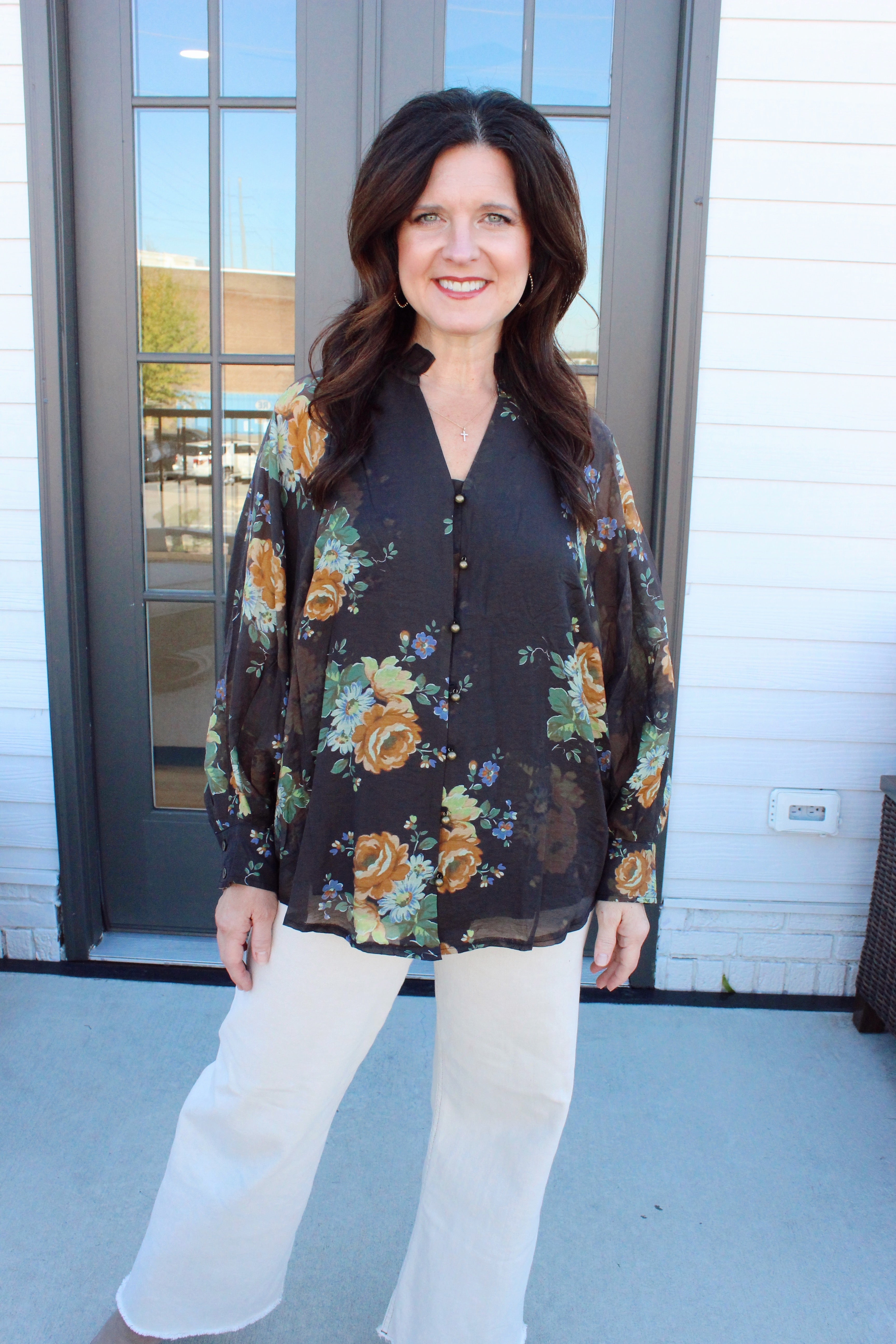 Café Garden Blouse