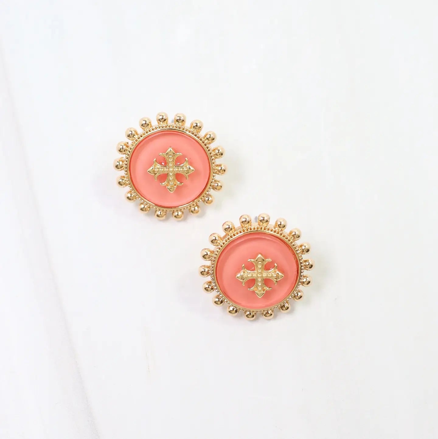 Kempsey Coin Studd Earring