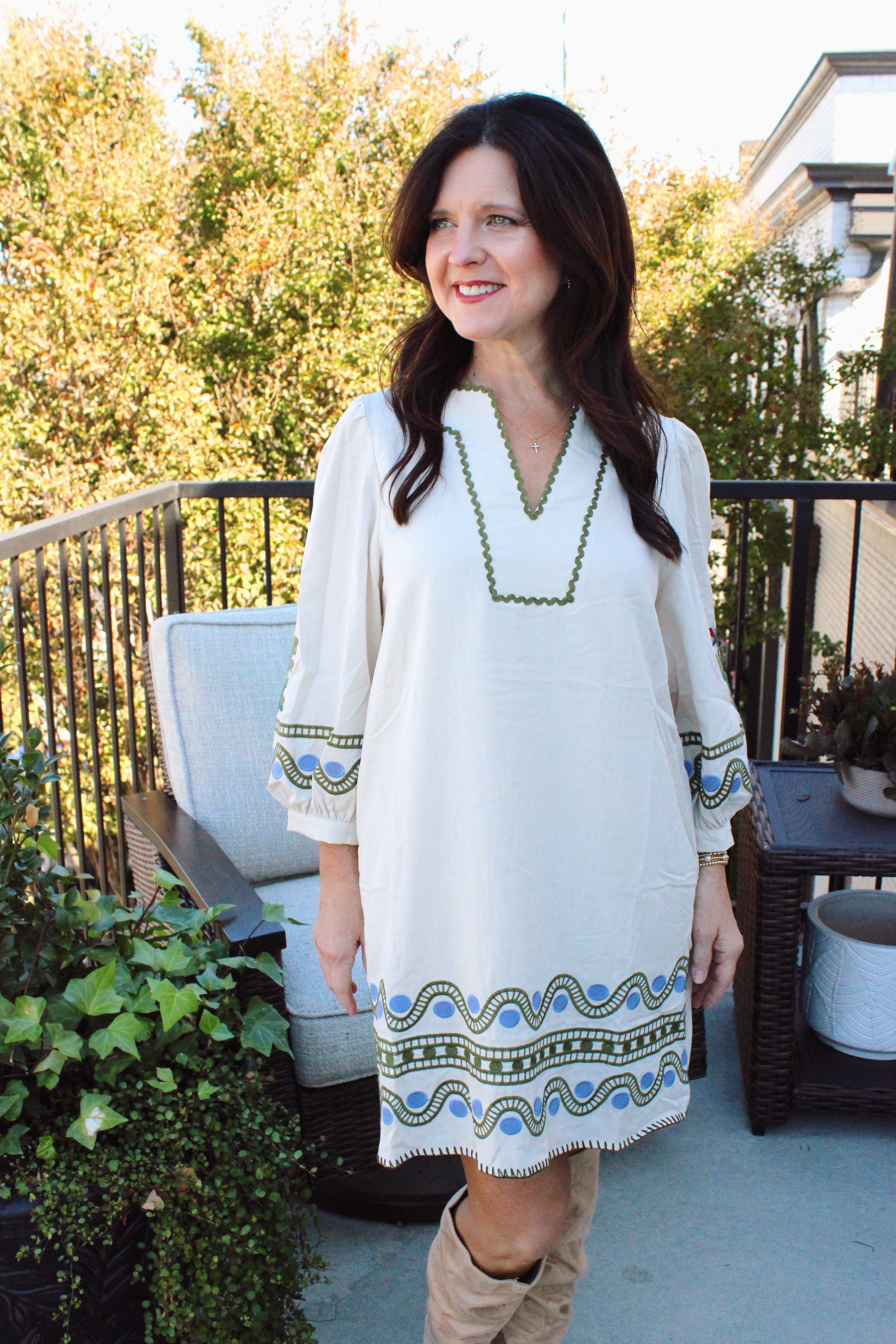 Olive Sky Boho Dress