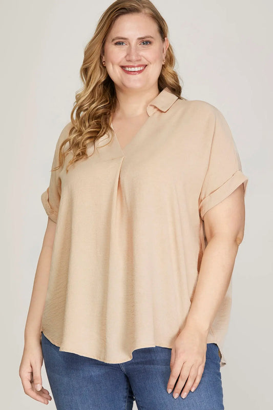 Breezy Babe Plus Blouse