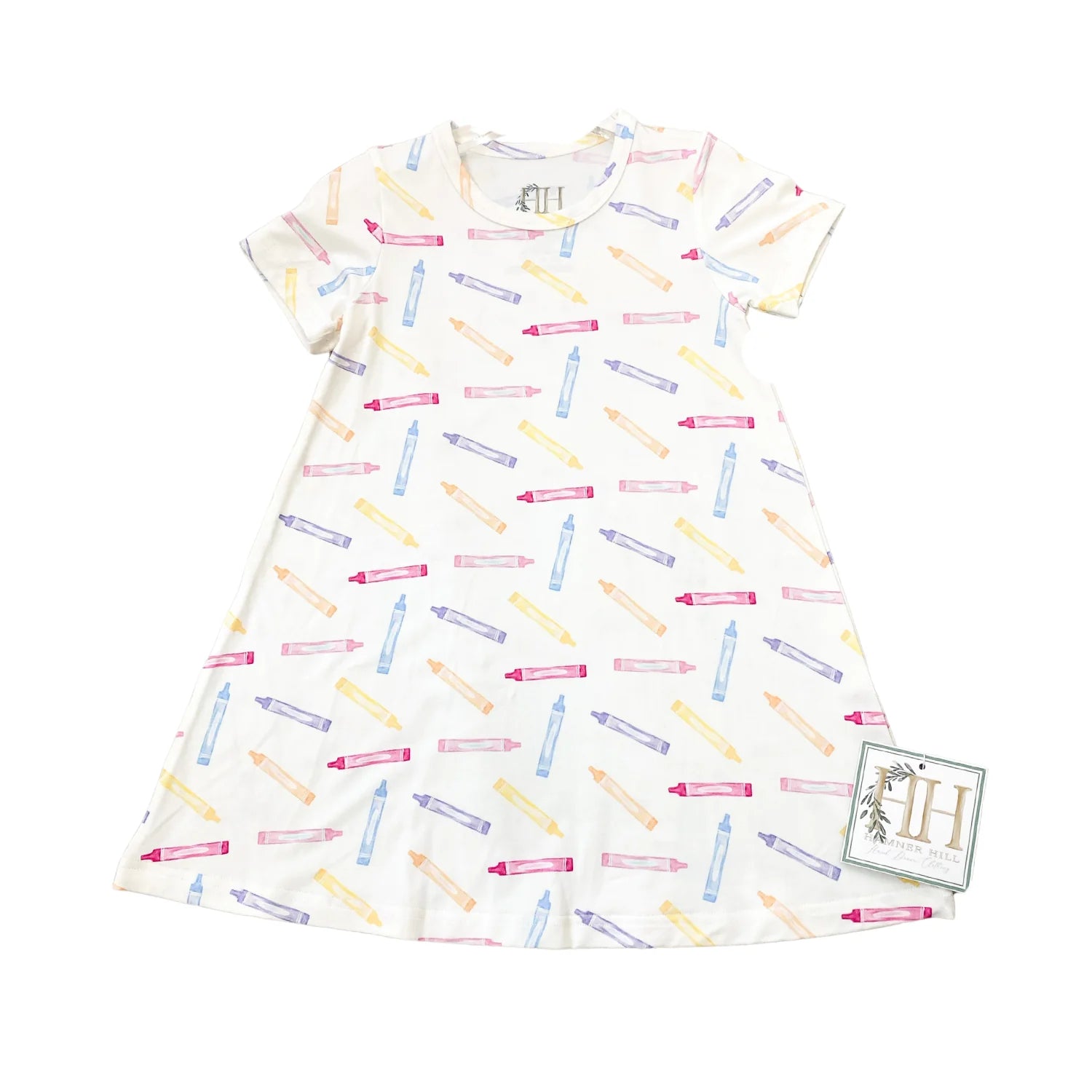 Pastel Crayon Bamboo Dress