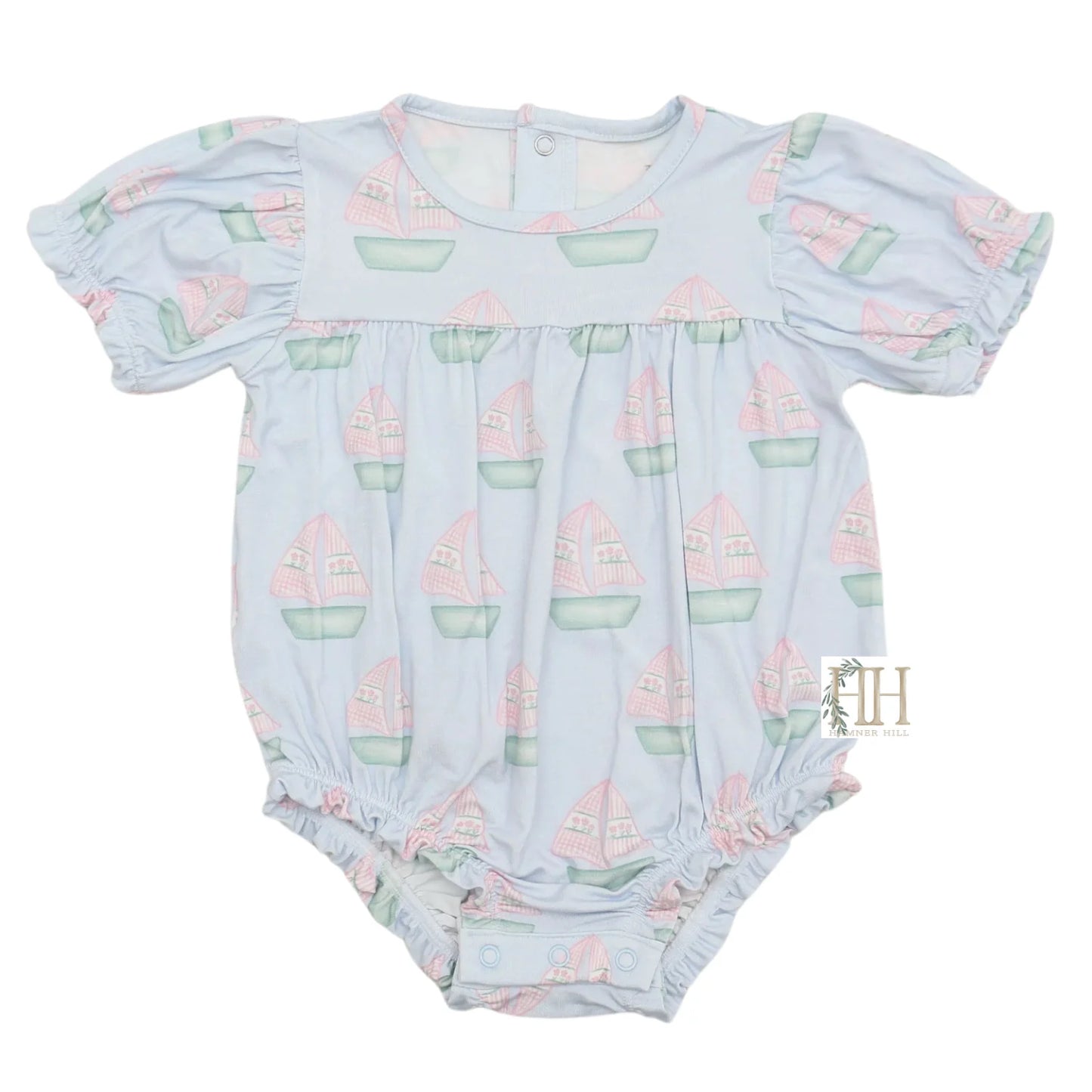 Girls Sailboats Bamboo Bubble