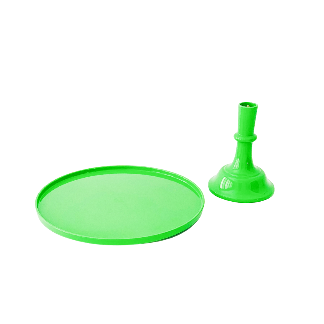 Sprinkles & Confetti Party Supplies - Kelly Green Pedestal Cake Stand | Bright Cake Display!