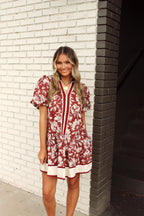 Falling for You Floral Dress