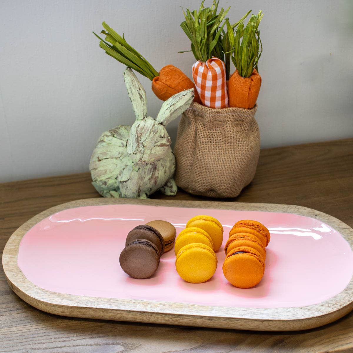 The Royal Standard - Hogan Serving Tray   Natural/Pink   15.75x8x1