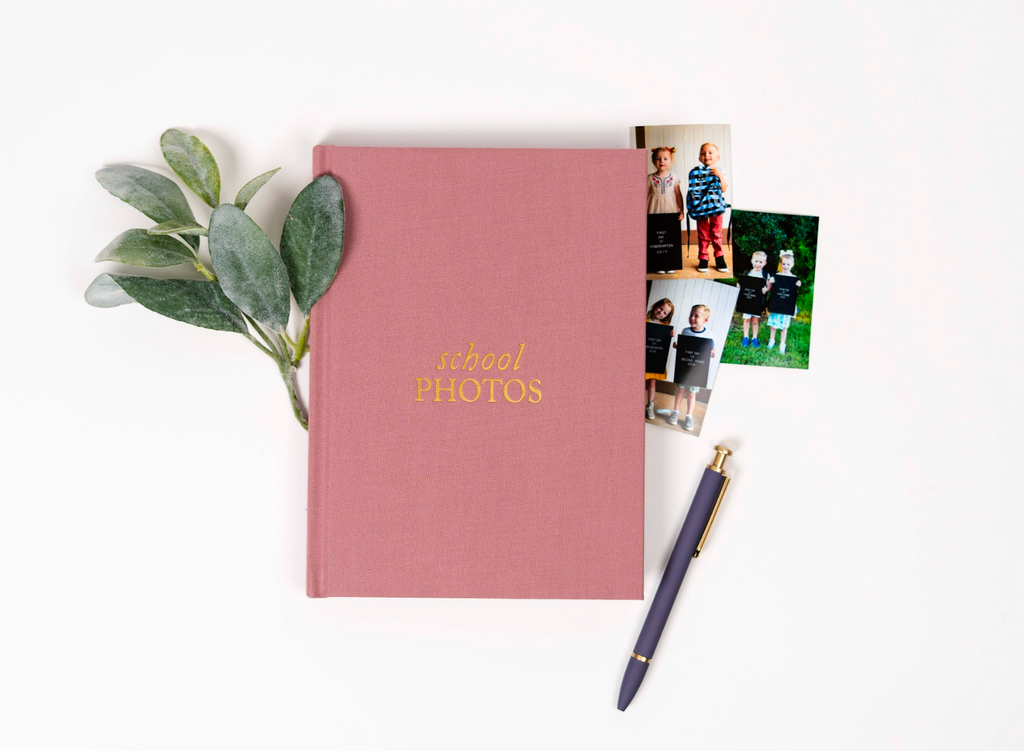 Duncan & Stone Paper Co. - School Memory Book | Durable School Photo Book: Blue