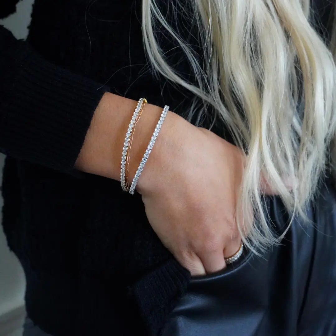 Chan Sutt Pearls - Stretchy Tennis Bracelet