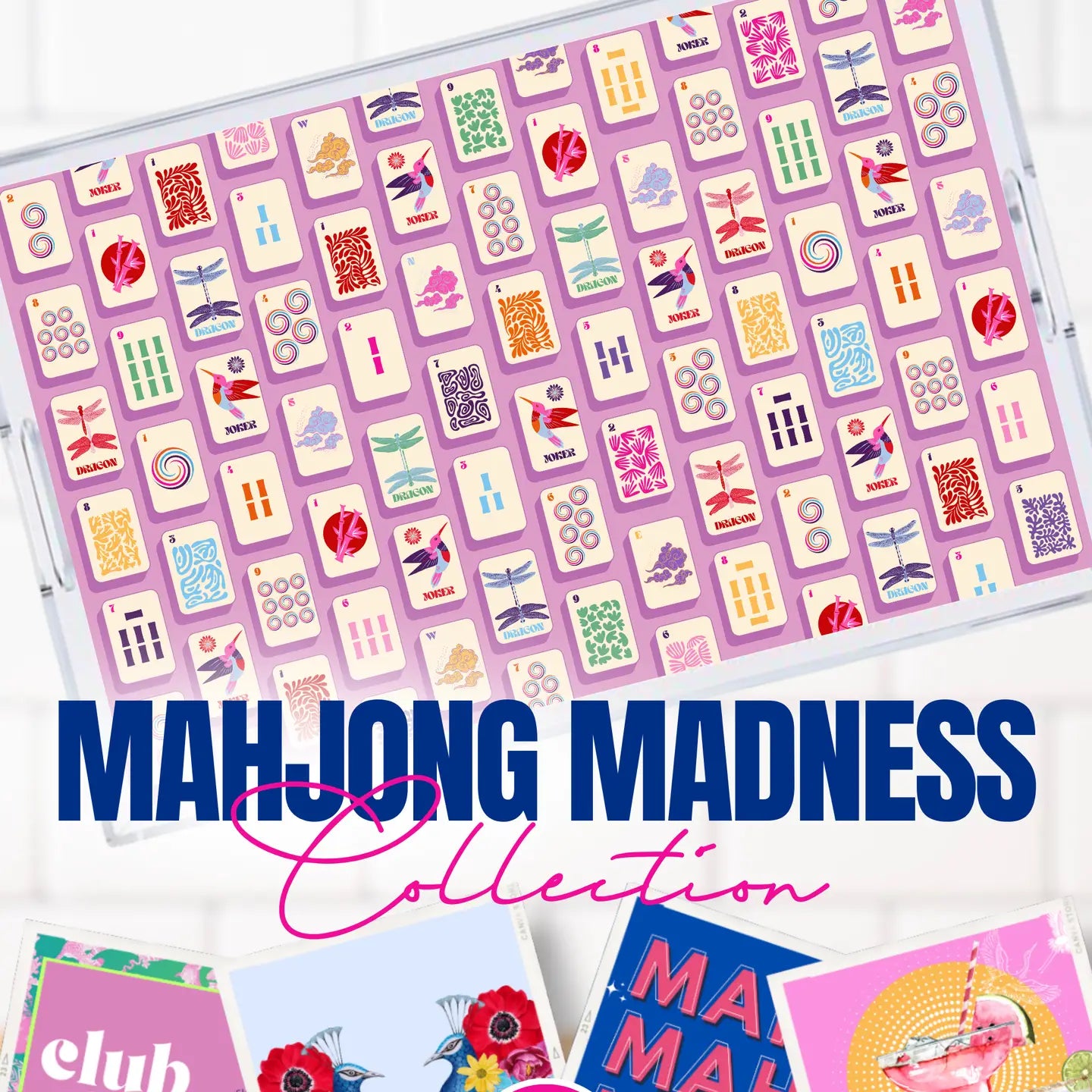 11 x 17 Mahjong Madness Insert Set of 10