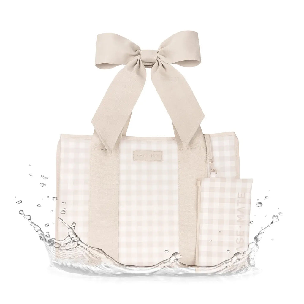 Case Mate - Special Edition Bow Beach Tote With Phone Pouch