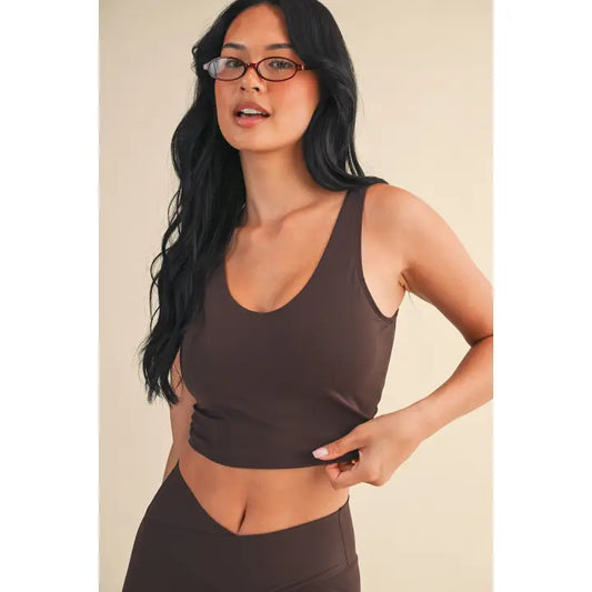 Beary Aligned Performance Cropped Tank Top