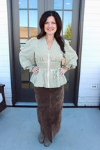 Sage Serenity Blouse