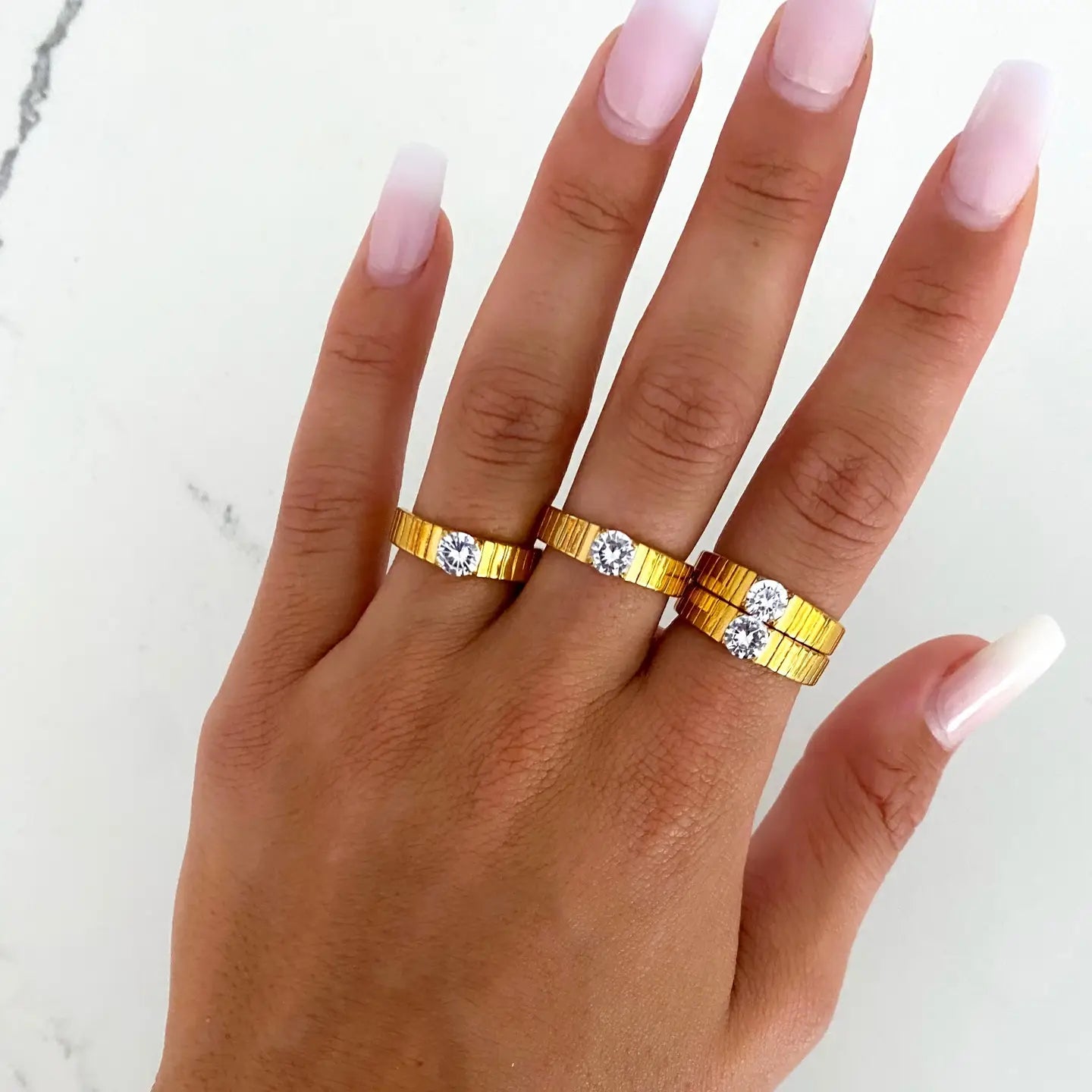 Chan Sutt Pearls - Dainty Diamond Ring