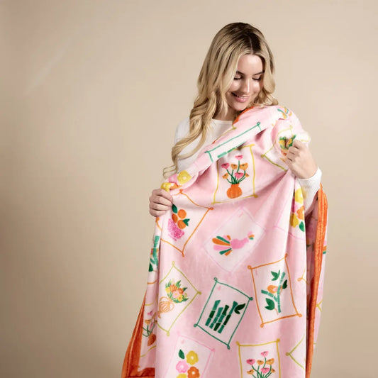 Mahj! Time Snuggle Blanket