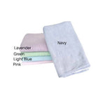 Zsa Zsa & LoLLi - Beach Towel, Seersucker, Monogram, Embroidery: Blue