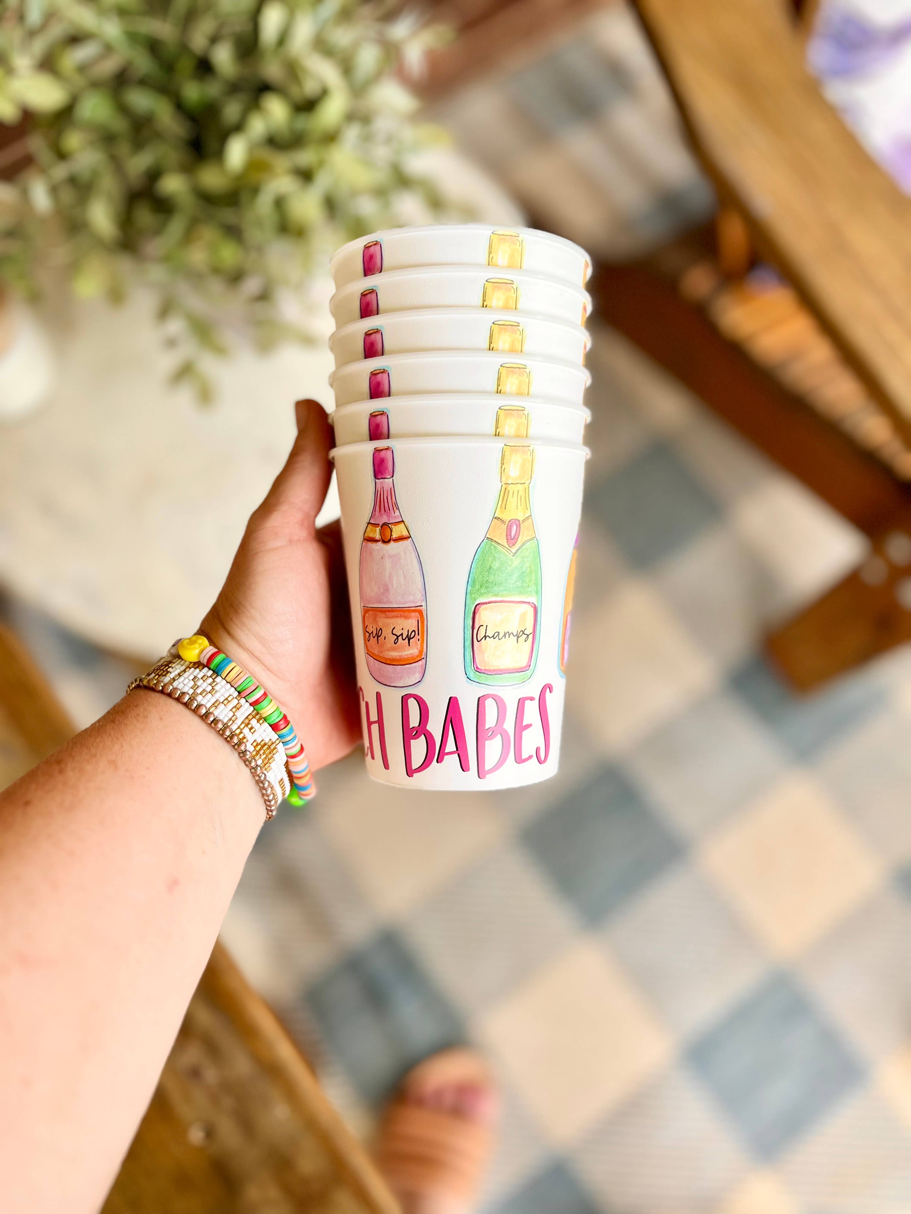 Happy By Rachel, LLC - Brunch Babes Reusable Party Cups, great gifts & friend time: Unwrapped