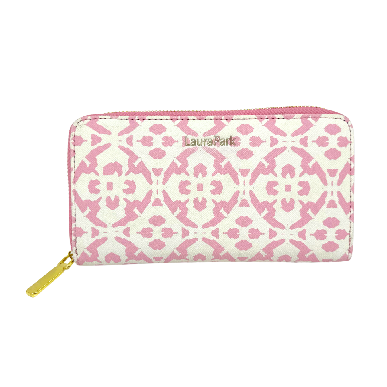 Laura Park Designs - Porto Tiles Blush Leather Wallet: One Size