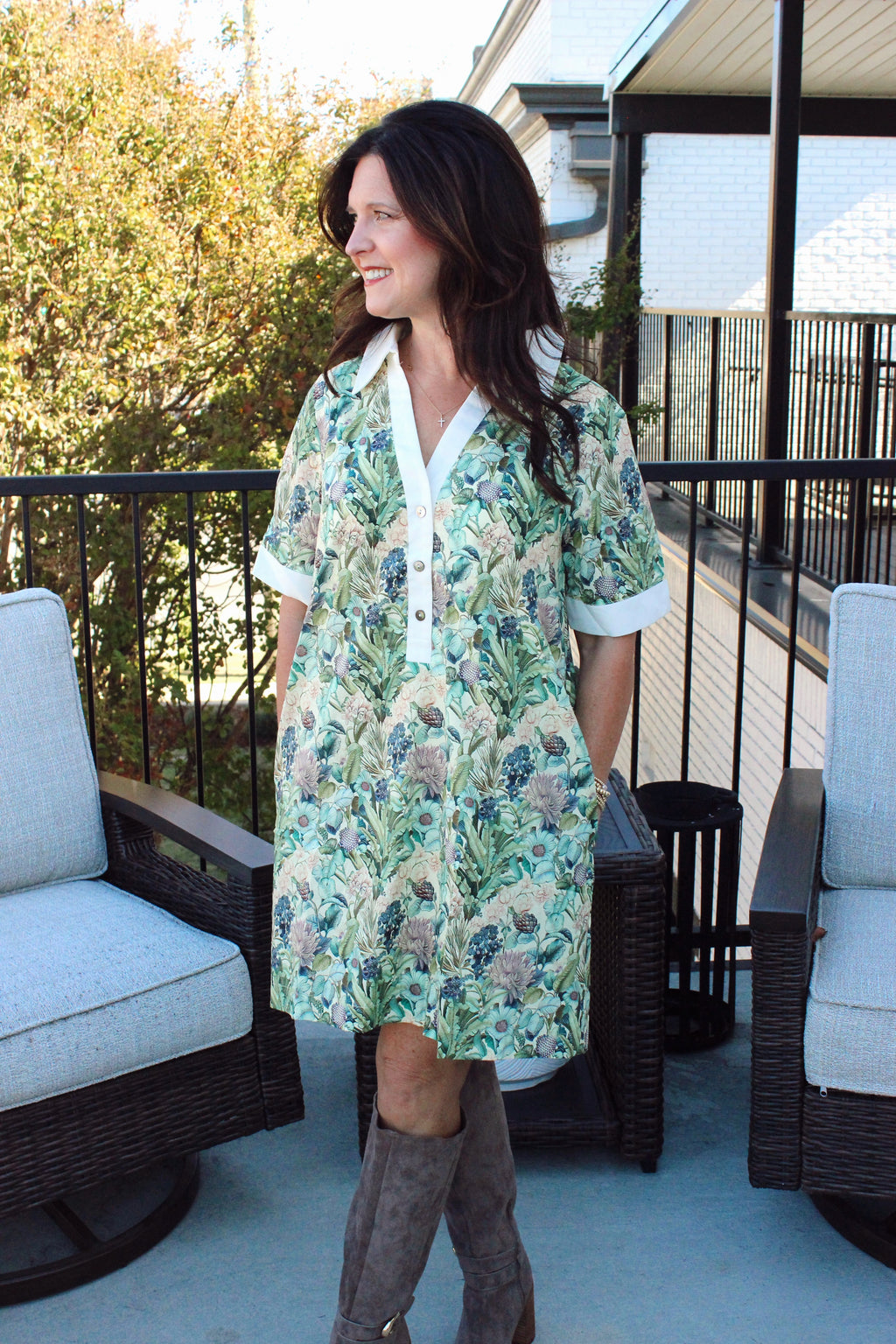 Blossom Avenue Mini Dress