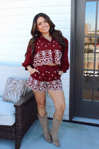 Rustic Prairie Shorts Set